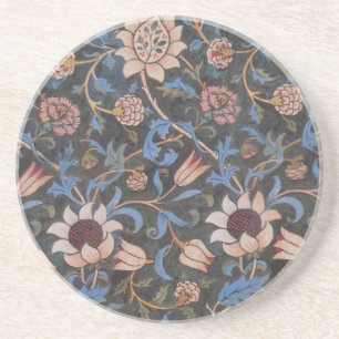 William Morris Evenlode Patroon: Vintage Stemming Zandsteen Onderzetter
