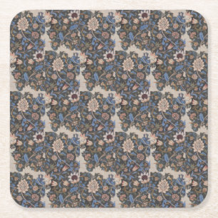  William Morris Evenlode Textile Design Kartonnen Onderzetters