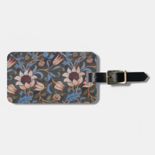 William Morris Evenlode Textile Floral Art Bagagelabel