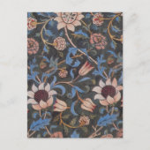 William Morris Evenlode Textile Floral Art Briefkaart (Voorkant)