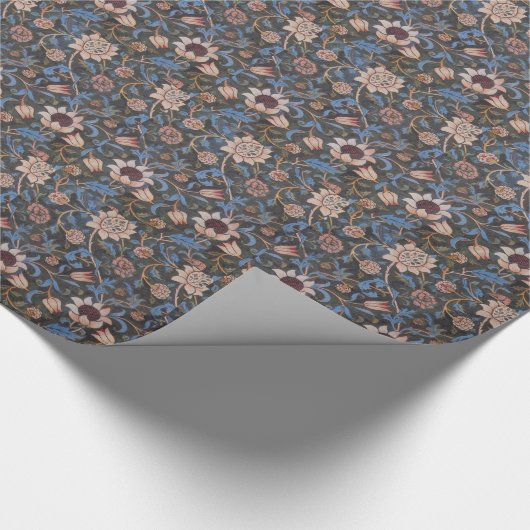 William Morris Evenlode Textile Floral Art Cadeaupapier (Hoek)