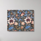 William Morris Evenlode Textile Floral Art Canvas Afdruk (Voorkant)
