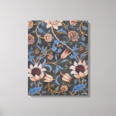 William Morris Evenlode Textile Floral Art Canvas Afdruk (Voorkant)