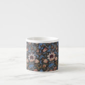 William Morris Evenlode Textile Floral Art Espresso Kop (Voorkant)