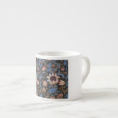 William Morris Evenlode Textile Floral Art Espresso Kop (Voorkant rechts)