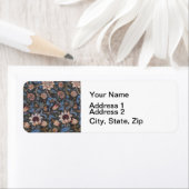 William Morris Evenlode Textile Floral Art Etiket (Insitu)