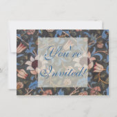 William Morris Evenlode Textile Floral Art Kaart (Voorkant)