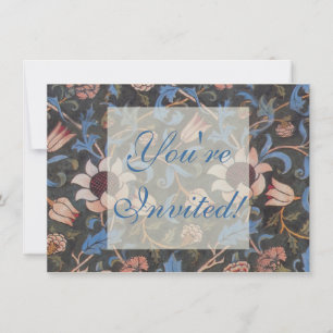 William Morris Evenlode Textile Floral Art Kaart