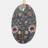 William Morris Evenlode Textile Floral Art Keramisch Ornament (Links)