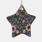 William Morris Evenlode Textile Floral Art Keramisch Ornament (Rechts)
