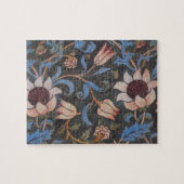William Morris Evenlode Textile Floral Art Legpuzzel (Horizontaal)