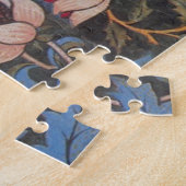 William Morris Evenlode Textile Floral Art Legpuzzel (Zijkant)