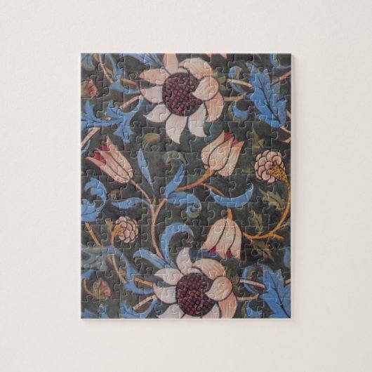 William Morris Evenlode Textile Floral Art Legpuzzel (Verticaal)