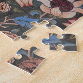 William Morris Evenlode Textile Floral Art Legpuzzel (Zijkant)