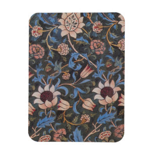 William Morris Evenlode Textile Floral Art Magneet