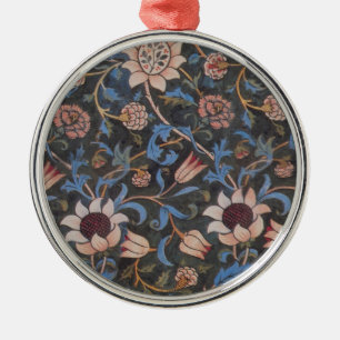 William Morris Evenlode Textile Floral Art Metalen Ornament