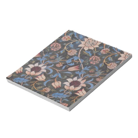 William Morris Evenlode Textile Floral Art Notitieblok (Linkerzijde)