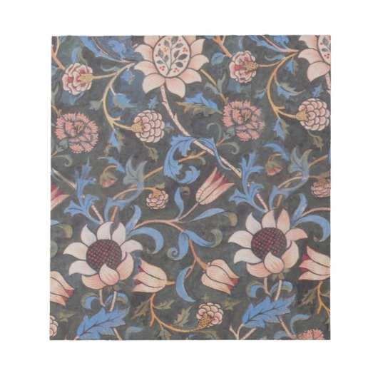 William Morris Evenlode Textile Floral Art Notitieblok (Voorkant)