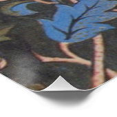 William Morris Evenlode Textile Floral Art Perfect Poster (Hoek)