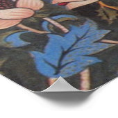 William Morris Evenlode Textile Floral Art Poster (Hoek)