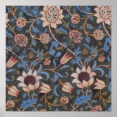 William Morris Evenlode Textile Floral Art Poster (Voorkant)