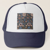 William Morris Evenlode Textile Floral Art Trucker Pet (Voorkant)