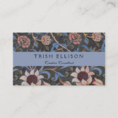 William Morris Evenlode Textile Floral Art Visitekaartje (Voorkant)
