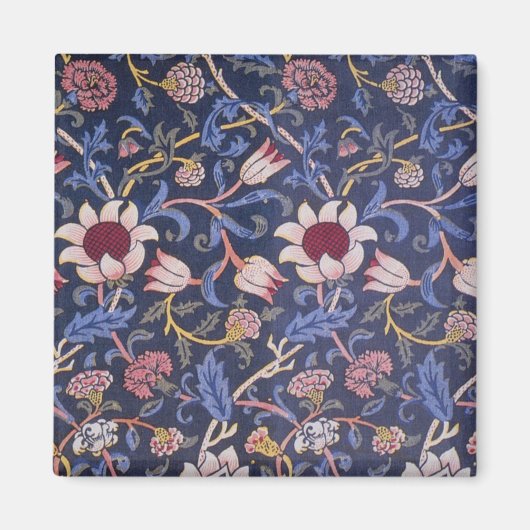 William Morris Evenlode Textile Pattern Magneet (Voorkant)