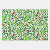William Morris Exotic Fruit, Citroen & Limoen Inpakpapier Vel (Voorkant 2)