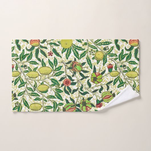 William Morris Exotic Fruit, Lemon Yellow Bad Handdoek (Handdoek)