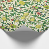 William Morris Exotic Fruit, Lemon Yellow Cadeaupapier (Hoek)