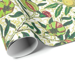William Morris Exotic Fruit, Lemon Yellow Cadeaupapier