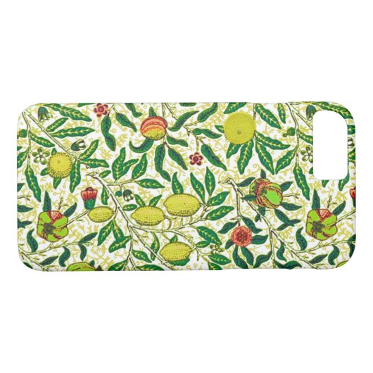 William Morris Exotic Fruit, Lemon Yellow Case-Mate iPhone Case (Achterkant (Horizontaal))