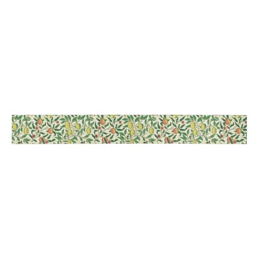 William Morris Exotic Fruit, Lemon Yellow Grosgrain Lint (Voorkant)