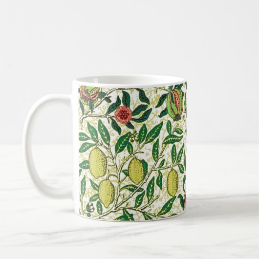 William Morris Exotic Fruit, Lemon Yellow Koffiemok (Links)