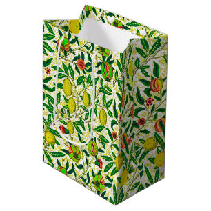 William Morris Exotic Fruit, Lemon Yellow Medium Cadeauzakje