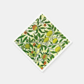 William Morris Exotic Fruit, Lemon Yellow Servet (Hoek)