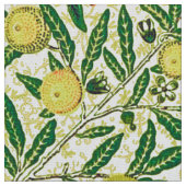 William Morris Exotic Fruit, Lemon Yellow Stof (Close Up)