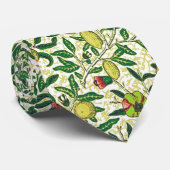 William Morris Exotic Fruit, Lemon Yellow Stropdas (Opgerold)