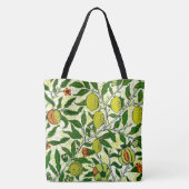 William Morris Exotic Fruit, Lemon Yellow Tote Bag (Achterkant)