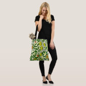 William Morris Exotic Fruit, Lemon Yellow Tote Bag (Op model)