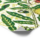 William Morris Exotic Fruit, Lemons en Peraches Poster (Hoek)