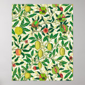 William Morris Exotic Fruit, Lemons en Peraches Poster (Voorkant)