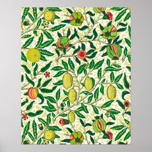William Morris Exotic Fruit, Lemons en Peraches Poster