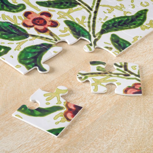 William Morris Exotic Fruit, Lemons & Pomegranates Legpuzzel (Zijkant)