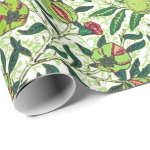 William Morris Exotic Fruit, Lime Green Cadeaupapier