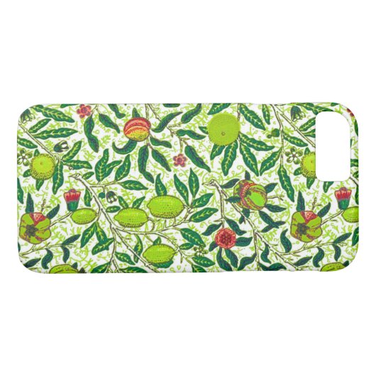 William Morris Exotic Fruit, Lime Green Case-Mate iPhone Case (Achterkant (Horizontaal))
