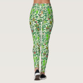 William Morris Exotic Fruit, Lime Green Leggings (Achterkant)