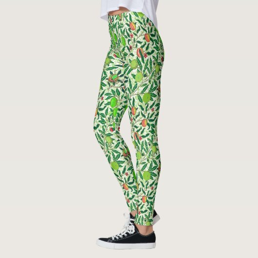 William Morris Exotic Fruit, Lime Green Leggings (Links)