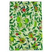 William Morris Exotic Fruit, Lime Green Medium Cadeauzakje (Voorkant)